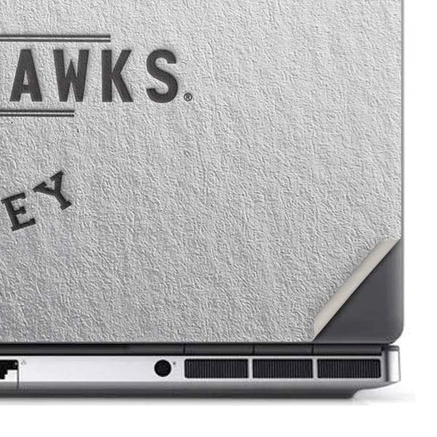 NHL Chicago Blackhawks Black Text Dell Precision Skin