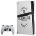 NHL Chicago Blackhawks Black Text PS5 Pro Disk Bundle Skin