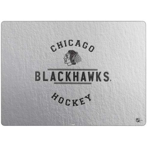 NHL Chicago Blackhawks Black Text Surface Laptop 7 13.8in Skin