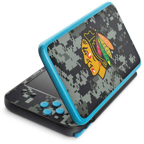 NHL Chicago Blackhawks Camo Nintendo 2DS XL (2017) Skin
