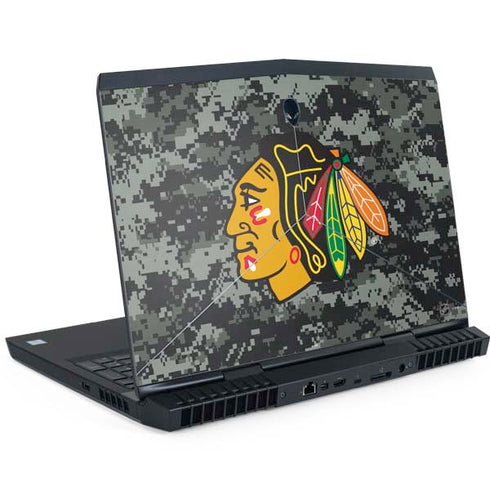 NHL Chicago Blackhawks Camo Dell Alienware Skin