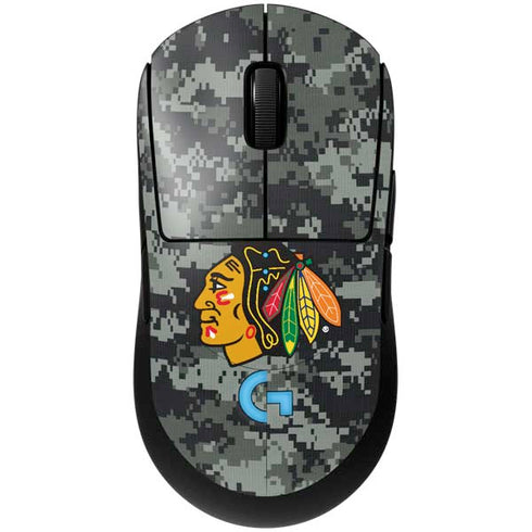 NHL Chicago Blackhawks Camo G Pro Wireless Gaming Mouse Skin