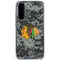 NHL Chicago Blackhawks Camo Galaxy A36 5G Clear Case