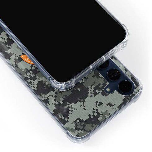 NHL Chicago Blackhawks Camo Galaxy A55 5G Clear Case