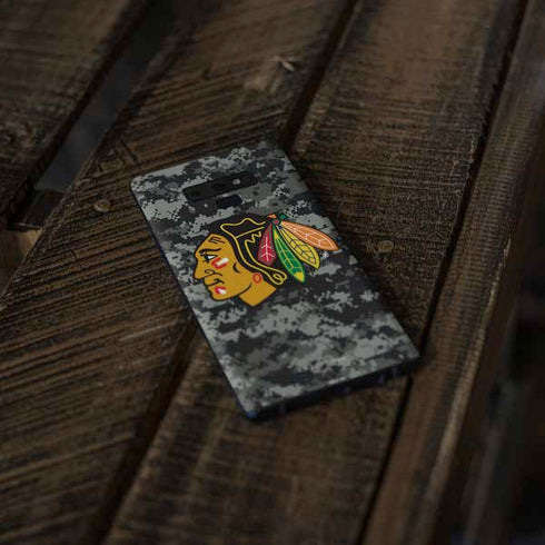 NHL Chicago Blackhawks Camo Galaxy Note 9 Skin
