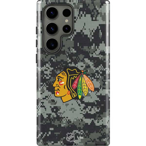 NHL Chicago Blackhawks Camo Galaxy S23 Ultra Pro Case