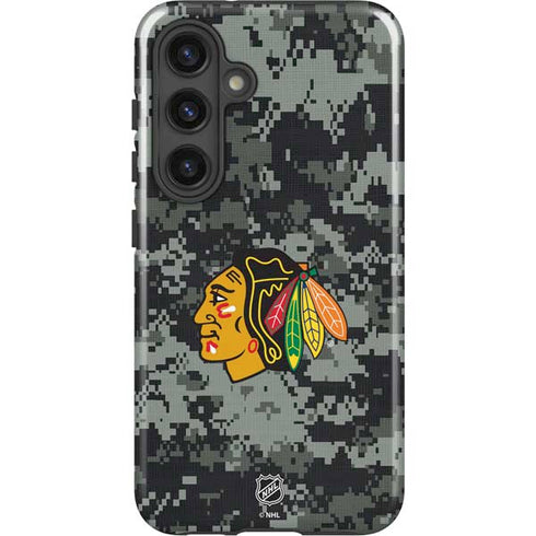 NHL Chicago Blackhawks Camo Galaxy S25 Plus Impact Case