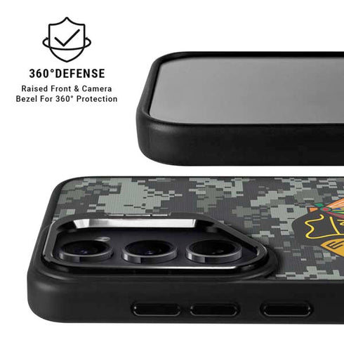 NHL Chicago Blackhawks Camo Galaxy S25 Plus Kickstand Case