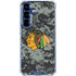 NHL Chicago Blackhawks Camo Galaxy S25 Clear Case