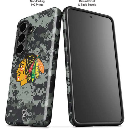 NHL Chicago Blackhawks Camo Galaxy S26 Impact Case