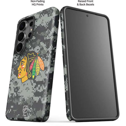 NHL Chicago Blackhawks Camo Galaxy S26 Ultra Impact Case