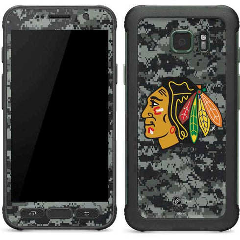 NHL Chicago Blackhawks Camo Galaxy S7 Active Skin