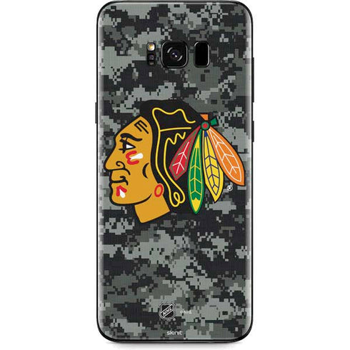 NHL Chicago Blackhawks Camo Galaxy S8 Skin