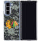 NHL Chicago Blackhawks Camo Galaxy Z Fold5 5G Clear Case