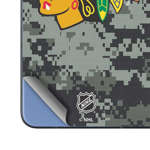 NHL Chicago Blackhawks Camo Galaxy Z Fold5 5G Skin