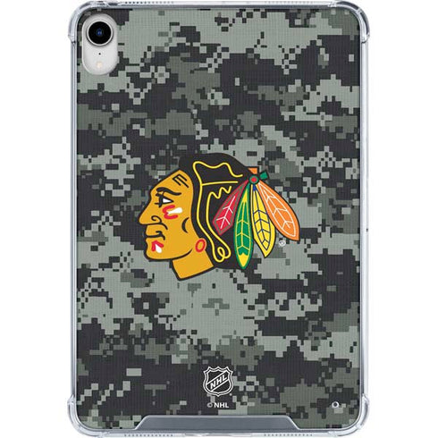 NHL Chicago Blackhawks Camo iPad 11th Gen (2025) Clear Case