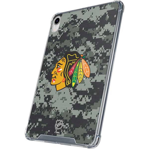 NHL Chicago Blackhawks Camo iPad 11th Gen (2025) Clear Case