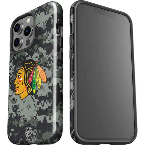 NHL Chicago Blackhawks Camo iPhone 15 Pro Impact Case