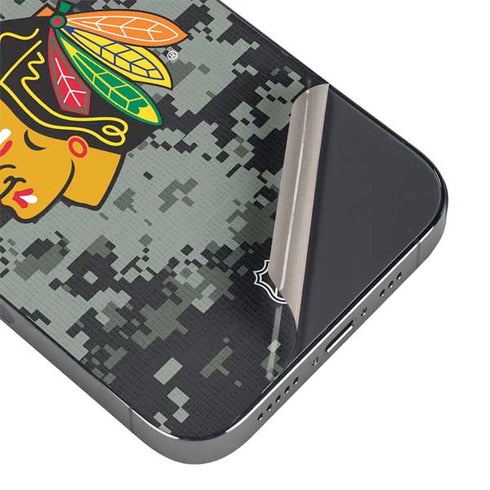 NHL Chicago Blackhawks Camo iPhone 15 Pro Max Skin
