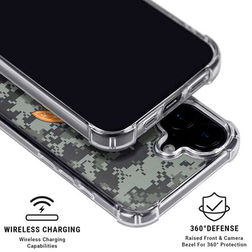 NHL Chicago Blackhawks Camo iPhone 16 Plus Clear Case