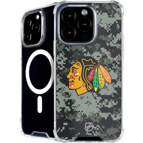 NHL Chicago Blackhawks Camo iPhone 16 Pro Max MagSafe Case