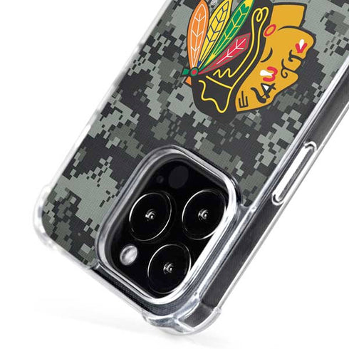 NHL Chicago Blackhawks Camo iPhone 16 Pro Max MagSafe Case