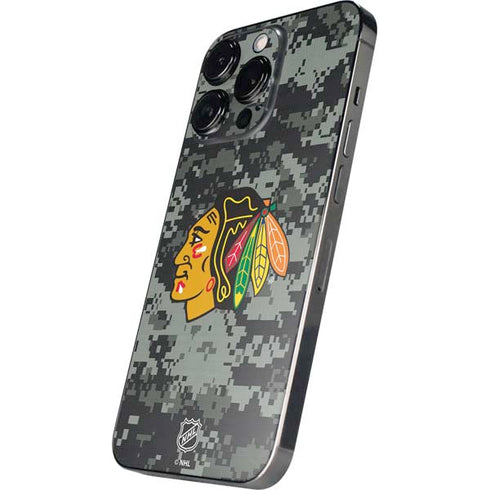 NHL Chicago Blackhawks Camo iPhone 16 Pro Max Skin