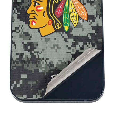 NHL Chicago Blackhawks Camo iPhone 16 Skin