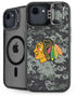 NHL Chicago Blackhawks Camo iPhone 16e Kickstand Case