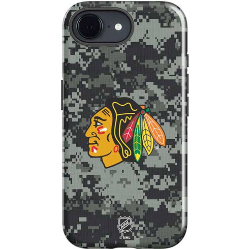 NHL Chicago Blackhawks Camo iPhone 16e Impact Case