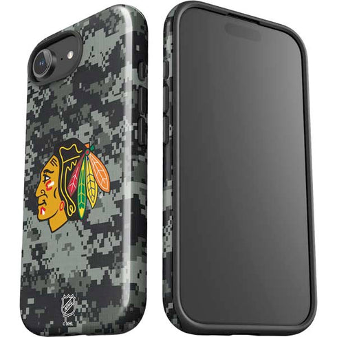 NHL Chicago Blackhawks Camo iPhone 16e Impact Case