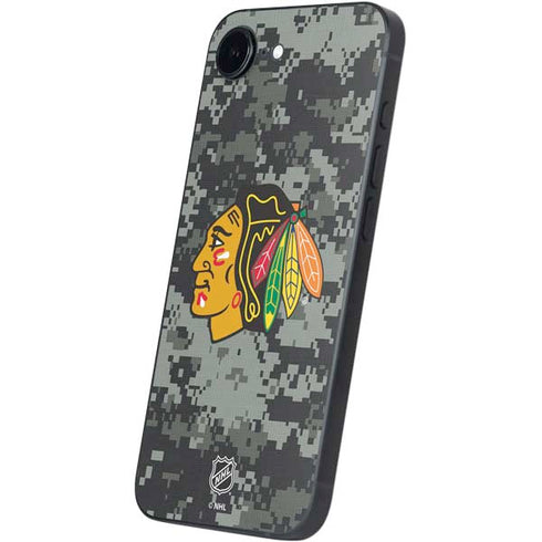 NHL Chicago Blackhawks Camo iPhone 16e Skin