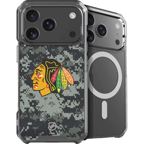 NHL Chicago Blackhawks Camo iPhone 18 Pro MagSafe Case