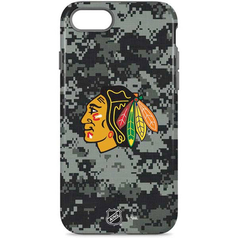 NHL Chicago Blackhawks Camo iPhone Cases