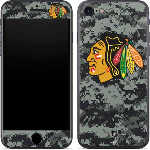 NHL Chicago Blackhawks Camo iPhone 7 Skin
