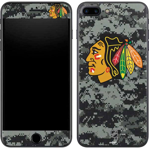 NHL Chicago Blackhawks Camo iPhone 8 Plus Skin