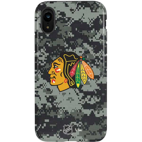 NHL Chicago Blackhawks Camo iPhone XR Pro Case