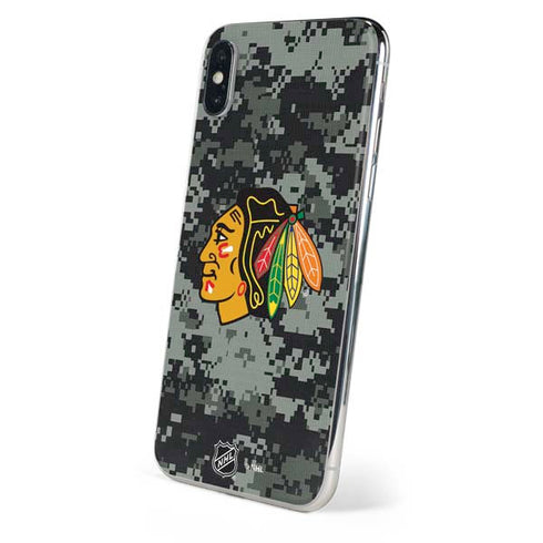 NHL Chicago Blackhawks Camo iPhone XS Max Skin