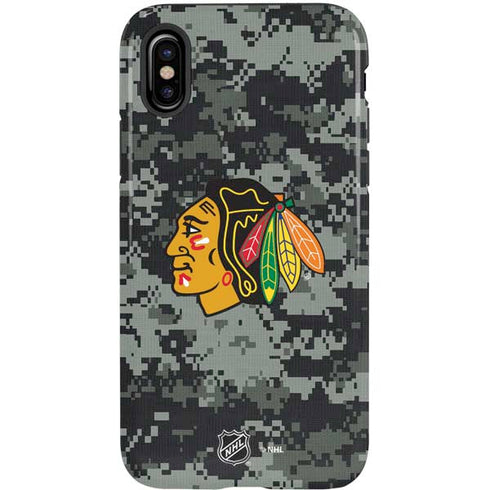 NHL Chicago Blackhawks Camo iPhone XS Pro Case