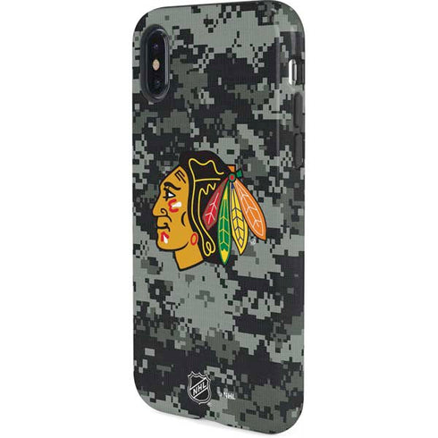 NHL Chicago Blackhawks Camo iPhone XS Pro Case