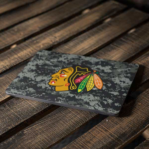 NHL Chicago Blackhawks Camo Apple MacBook Air Skin