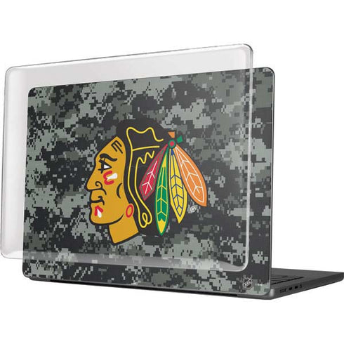 NHL Chicago Blackhawks Camo MacBook Pro 14in (2021-24) Case plus Skin
