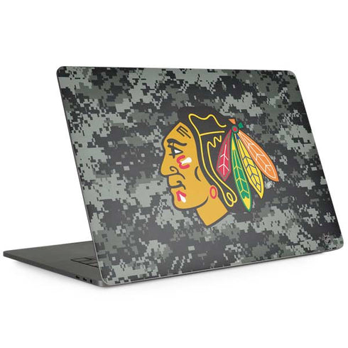 NHL Chicago Blackhawks Camo MacBook Skins