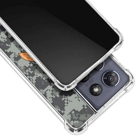 NHL Chicago Blackhawks Camo Moto G 5G (2025) Clear Case