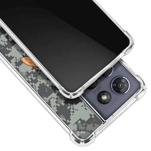 NHL Chicago Blackhawks Camo Moto G Stylus 5G (2025) Clear Case