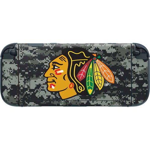 NHL Chicago Blackhawks Camo Nintendo Switch 2 (2025) with Joy-Con Skin