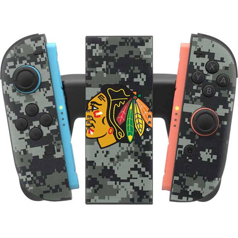 NHL Chicago Blackhawks Camo Nintendo Switch 2 (2025) Joy-Con Controller Skin