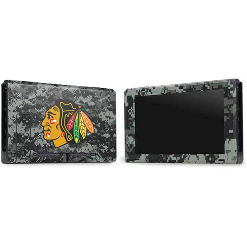 NHL Chicago Blackhawks Camo Nintendo Switch Bundle Skin