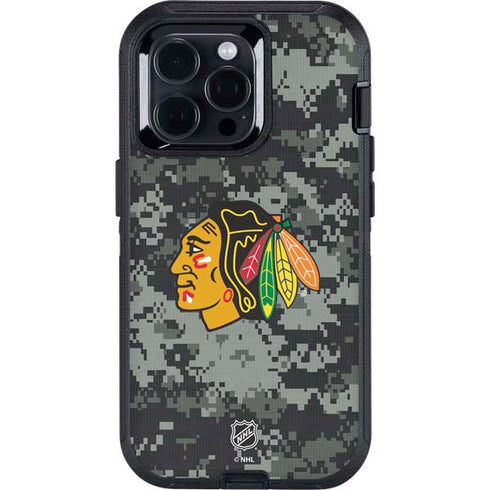 NHL Chicago Blackhawks Camo Otterbox Defender iPhone Skin