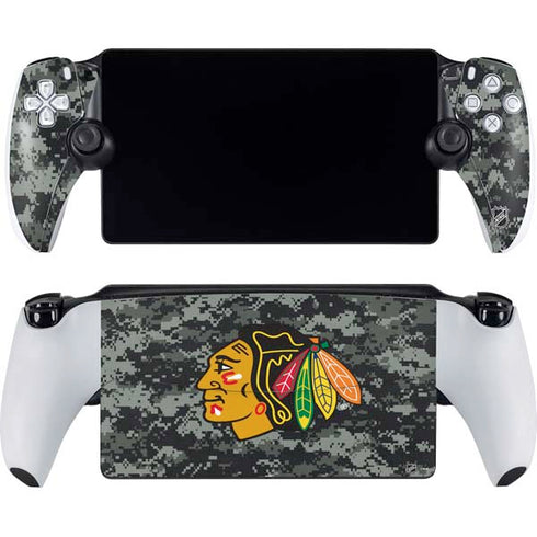 NHL Chicago Blackhawks Camo PlayStation Portal Remote Player Skin